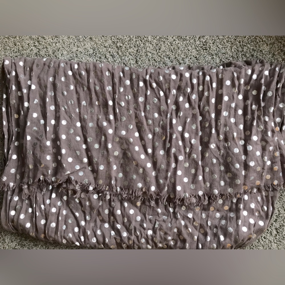 Brown and Silver Scarf (Free if bundled)